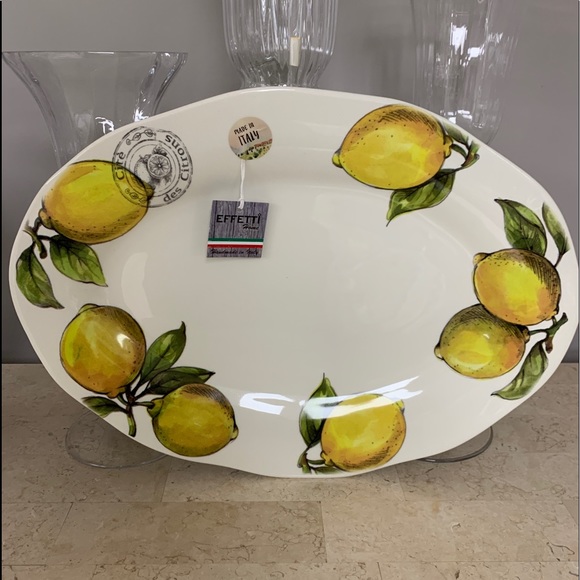 Effetti Home Lemons large Oval Platter - Italy - Picture 1 of 5